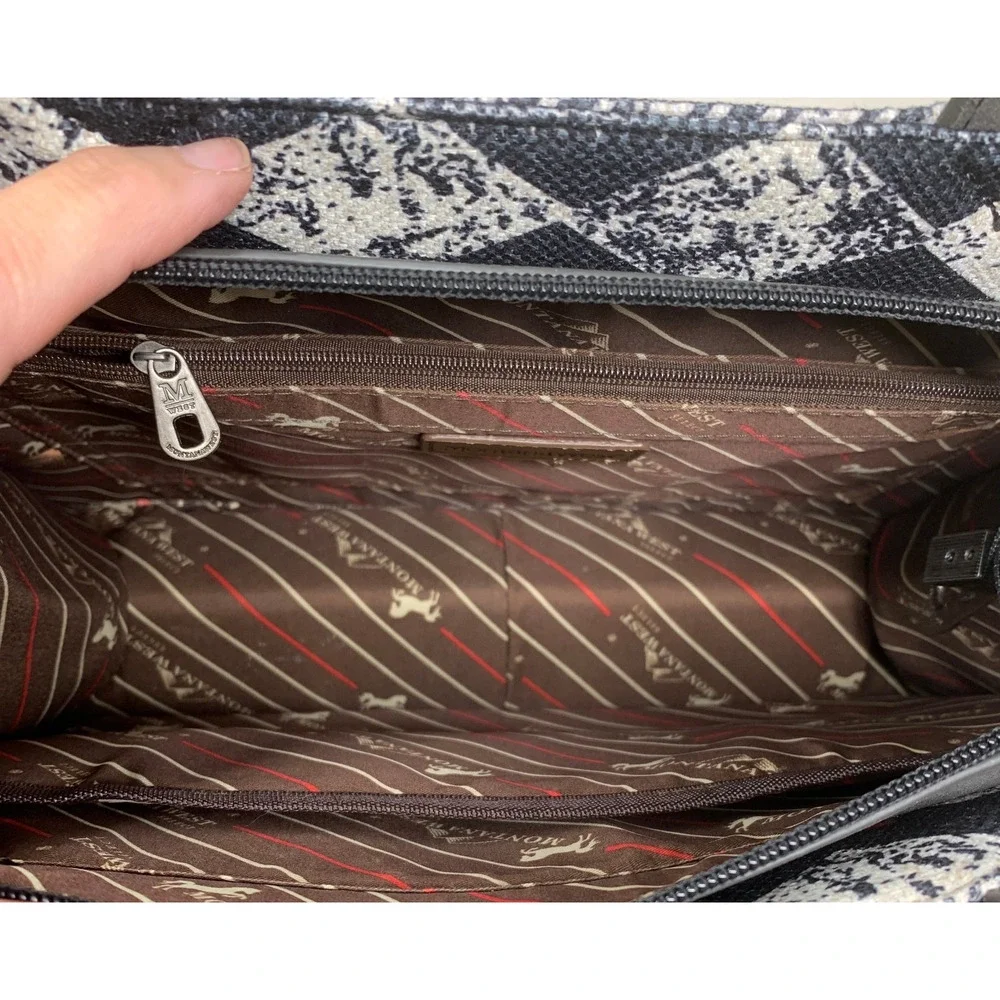 Montana West Aztec Concealed Carry Tote Bag Western Crossbody Purse MW01G-8120S